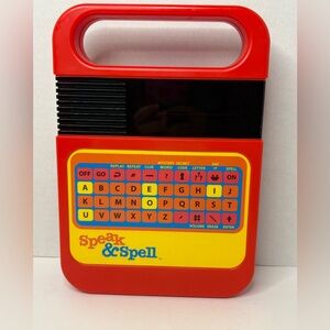 Speak & Spell Electronic Learning Game #09624 Retro Classic Spelling Toy Working